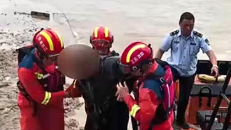 Man saved after floating alone at sea for nearly two hours in China