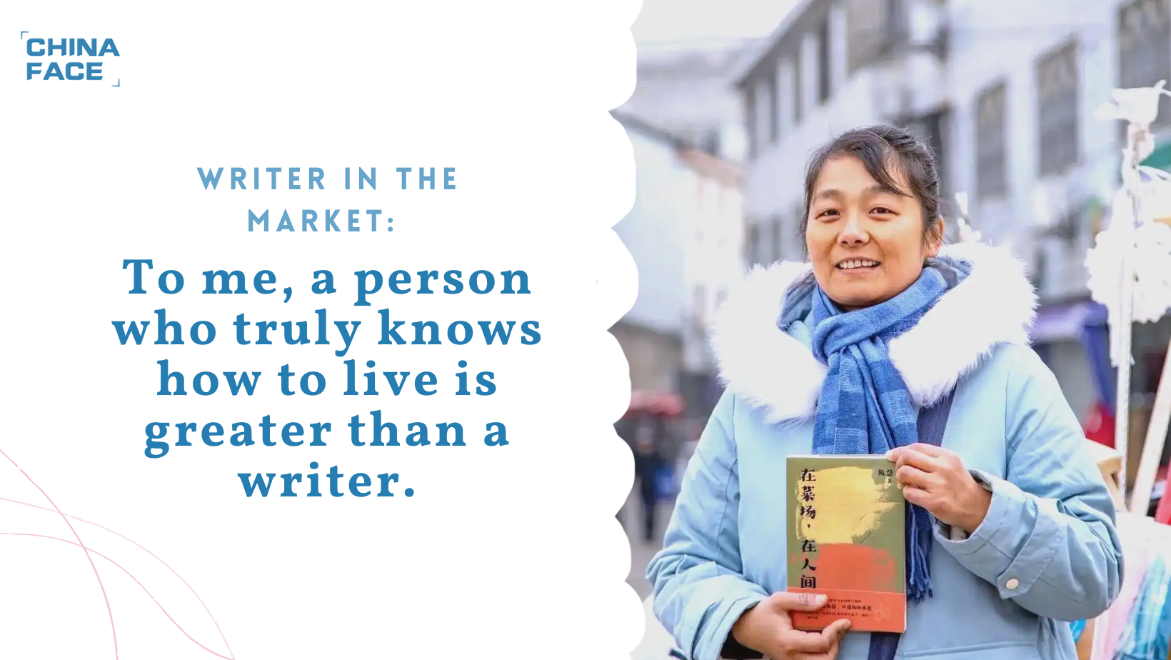 Writer in the Market: For her, living is the greater art
