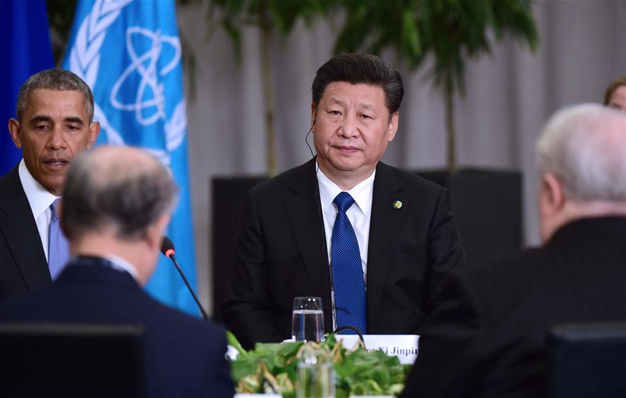 WASHINGTON D.C., April 1, 2016 (Xinhua) -- Chinese President Xi Jinping attends a leaders