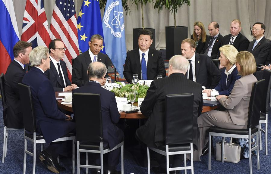 WASHINGTON D.C., April 1, 2016 (Xinhua) -- Chinese President Xi Jinping attends a leaders