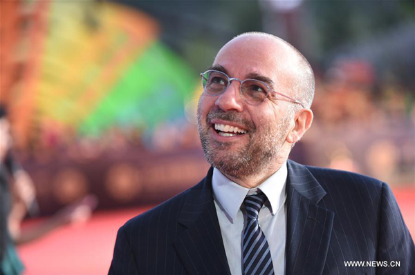 Italian film director Giuseppe Tornatore