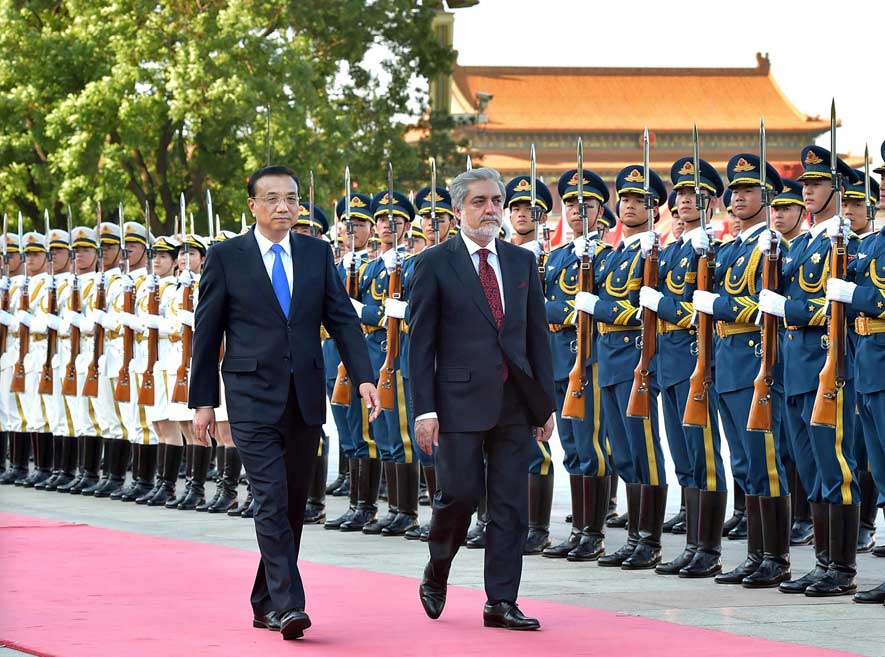 Li Keqiang holds talks with Afghanistan