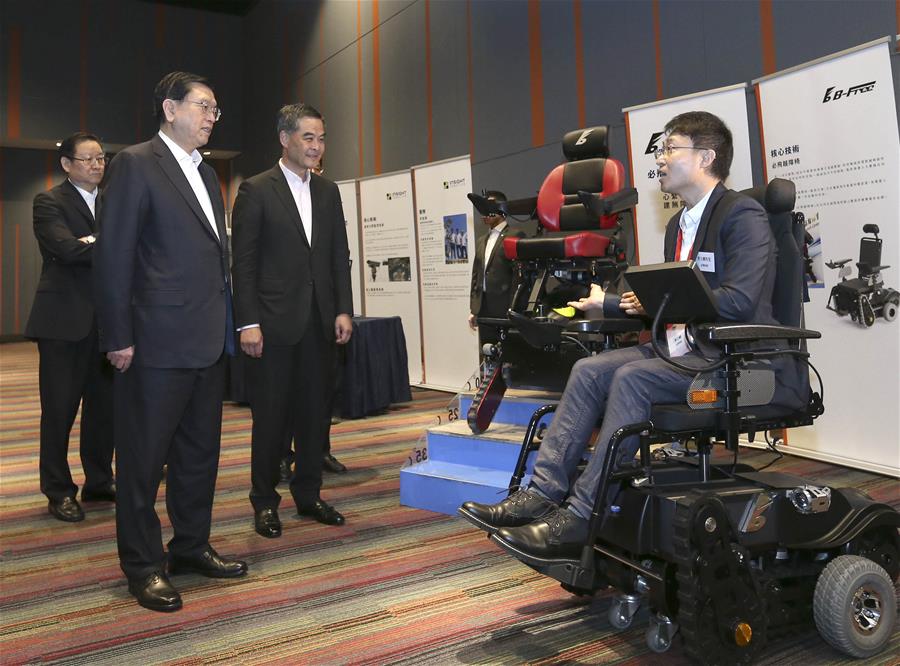 Zhang Dejiang (2nd L), chairman of the Standing Committee of China