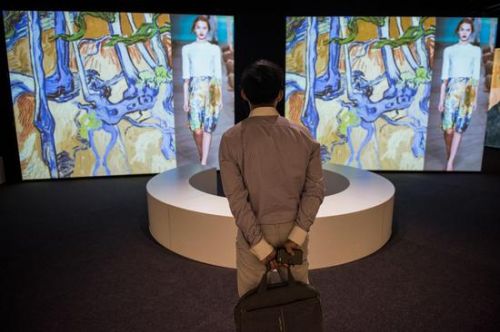 Vincent Van Gogh has arrived in China. Not the man himself, but his post-Impresionist artwork, which is being shown in a brand new exhibition outside a shopping mall in north western Beijing.
