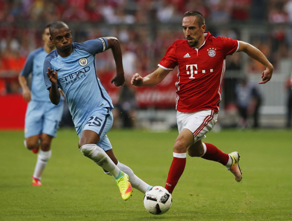Bayern Munich beat Man City 1-0 on Pep Guardiola
