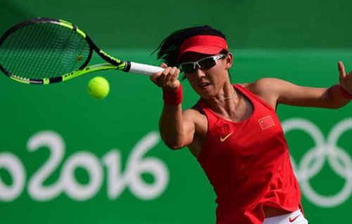 Chinese player reaches Second Round in women&rsquo;s tennis 6-4, 7-5