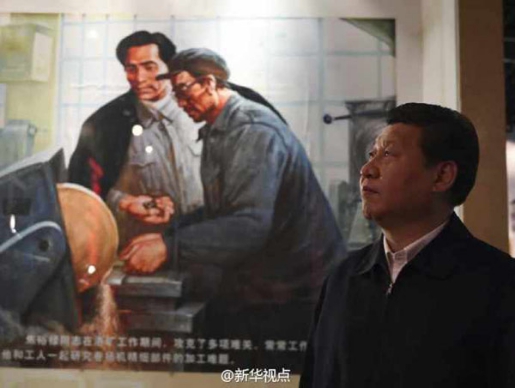 2014年3月17日，习近平总书记来到兰考，调研指导党的群众路线教育实践活动。习近平总书记说：“我也是来学习的”。