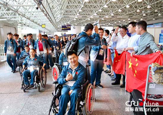 China sent 307 athletes to the Rio Paralympics and they won 107 gold medals and 239 medals in total, leading in both counts for the fourth consecutive time. [Photo: CRIENGLISH.com]