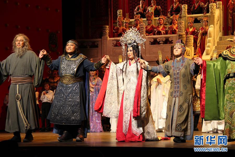 Artists from the China National Opera House have won over local audiences with their own interpretation of Giacomo Puccini