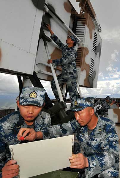 甘巴拉老兵王胜全(郭超英摄)