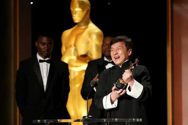 Jackie Chan wins honorary Oscar