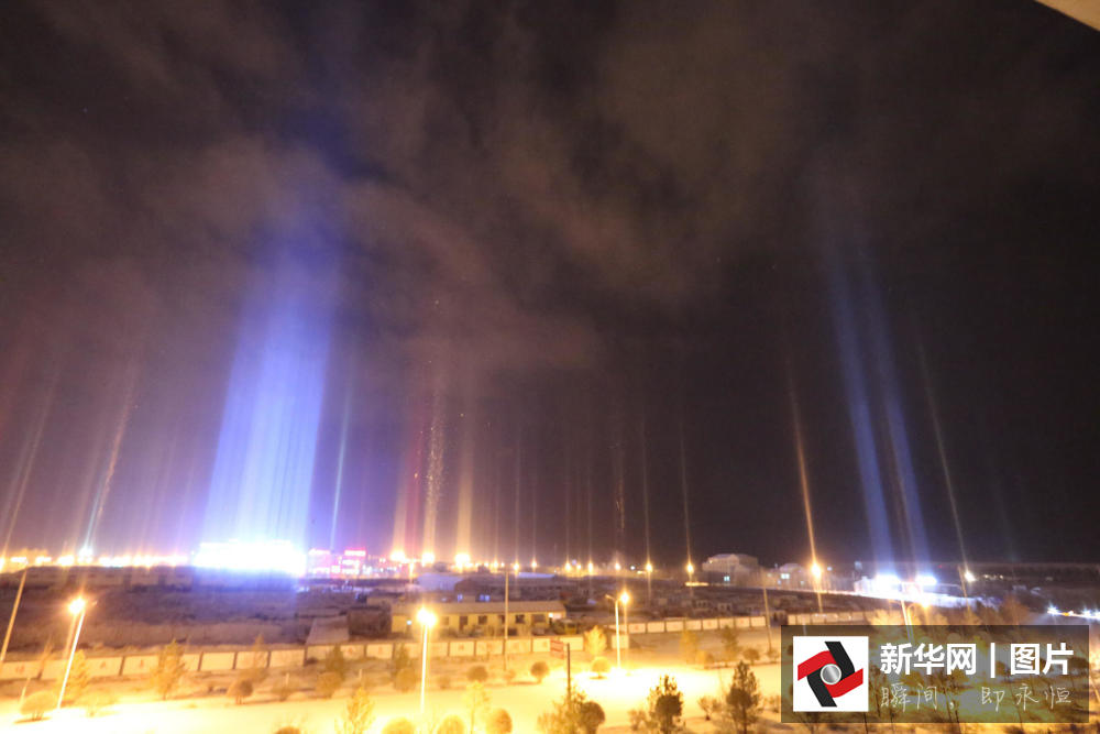 Amazing sun pillar phenomenon seen in North China&rsquo;s Inner Mongolia. 