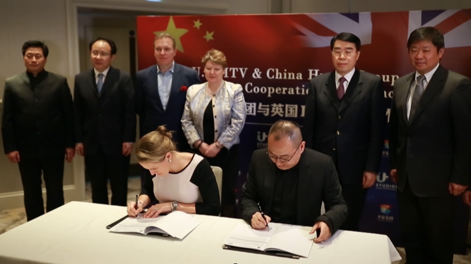 China Huace Film and TV Co., Ltd. announced deeper strategic cooperation with the UK&rsquo;s biggest commercial TV station ITV in London on February 13.
