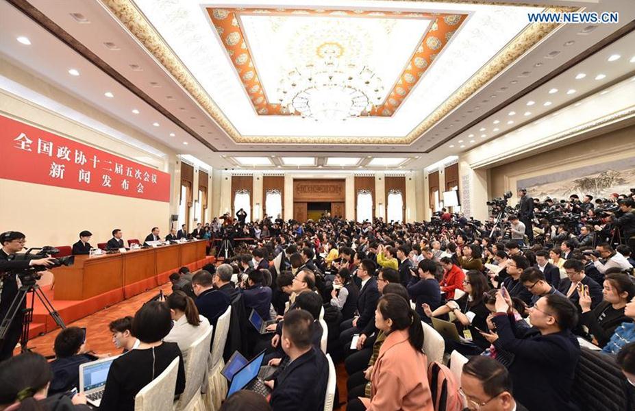 The press conference on the fifth session of the 12th Chinese People