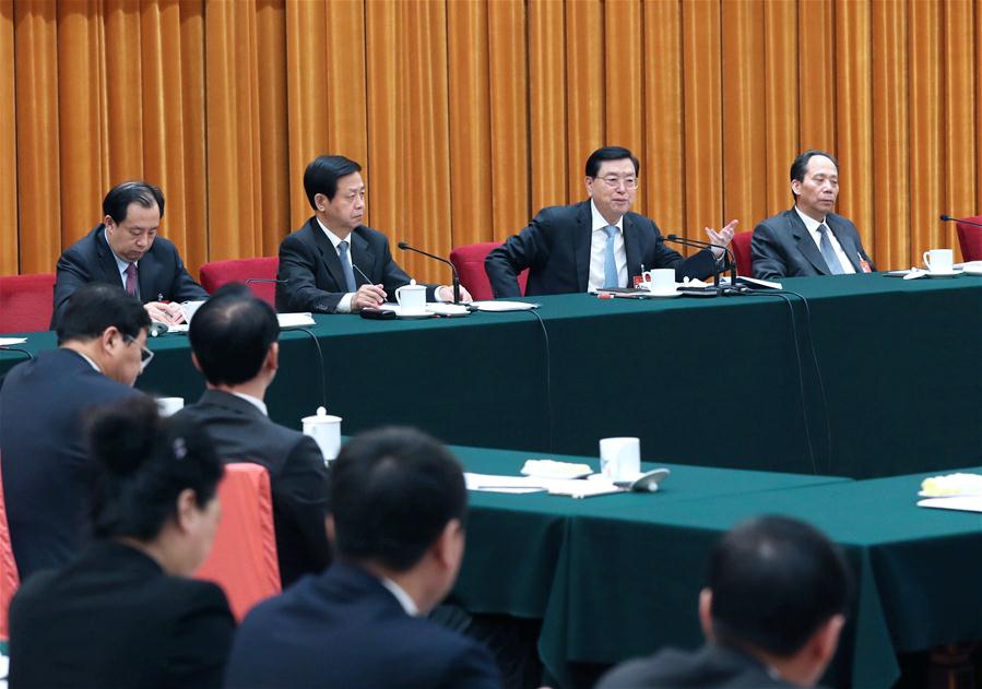 Zhang Dejiang, chairman of the Standing Committee of China