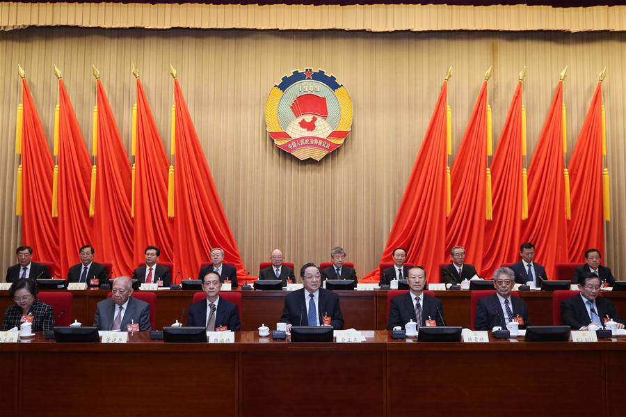 Yu Zhengsheng, chairman of the National Committee of the Chinese People