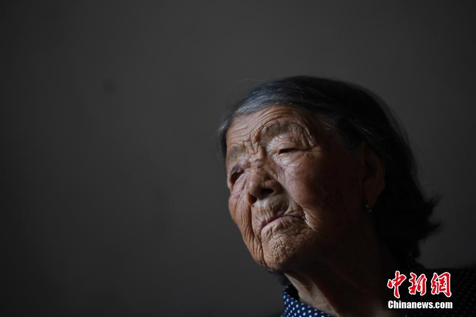 Hao Yuelian, 90, recalled on Aug. 15 in Qingxu County, northern China&rsquo;s Shanxi province, the humiliation of being forced to be a sex slave for Japanese invaders during World War II. 