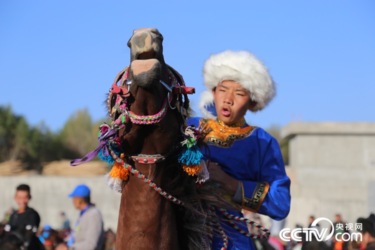 The first Silk Road Nadam Fair Cultural and Tourism Festival kicked off at the national sports center in Subei Mongol Autonomous County, Jiuquan city of northwestern China&rsquo;s Gansu province, on September 9, 2017.