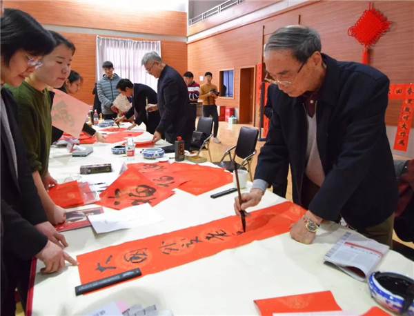 徐锡澄先生现场书写