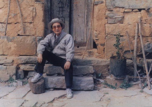 1992年，旭宇在乡下采风