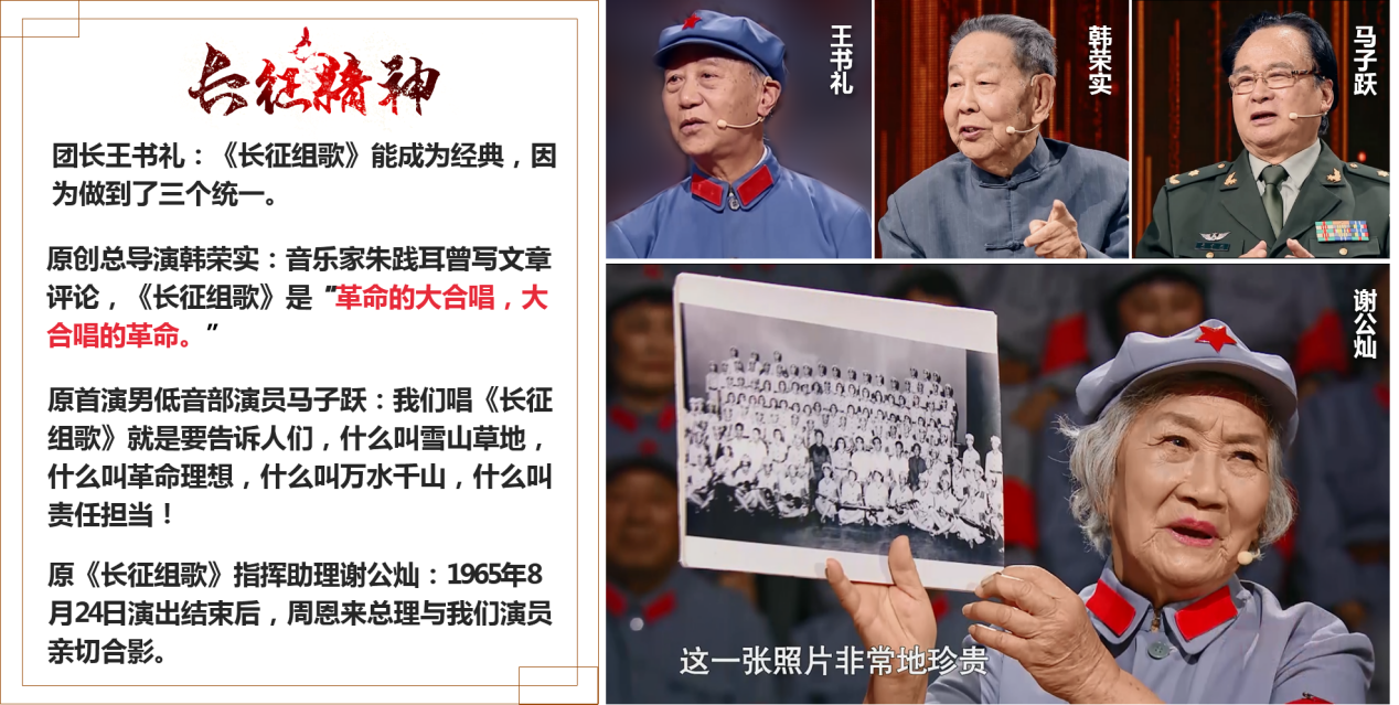 北京老战友合唱艺术团团员代表