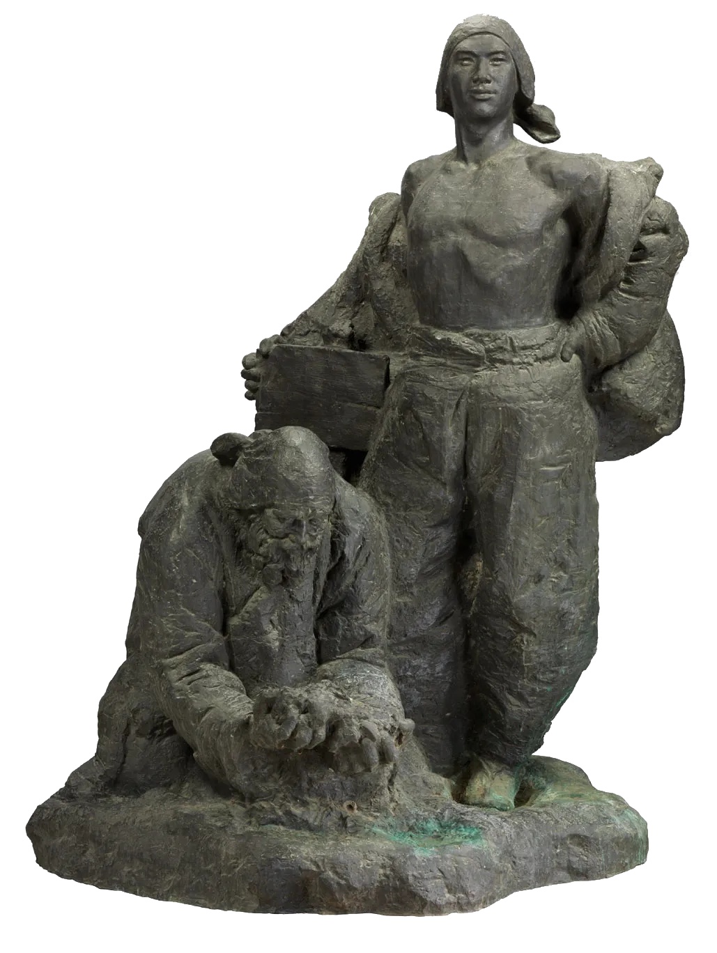 翻身农民 作者:潘鹤 年代:1959年 材质:铜