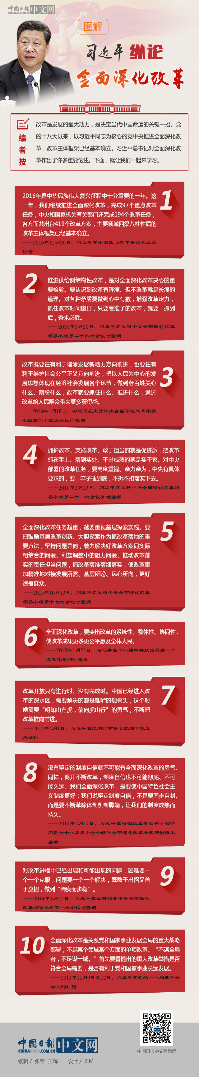 图解：习近平纵论全面深化改革