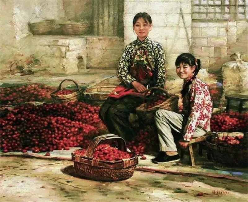 红枣 132cm×164cm  布面油画 1999年 