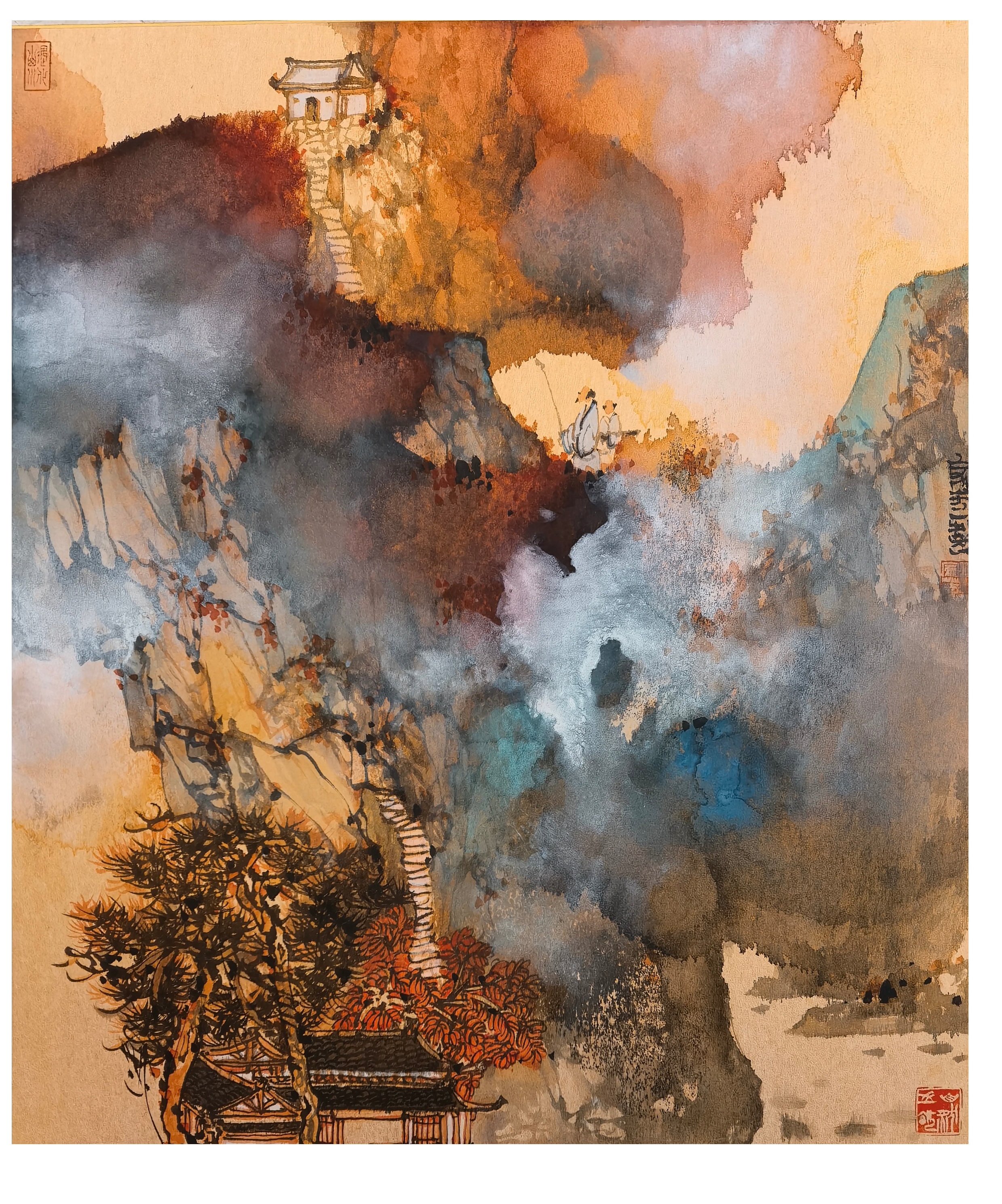 挥笔泼墨迎端午勾画如常烟火气