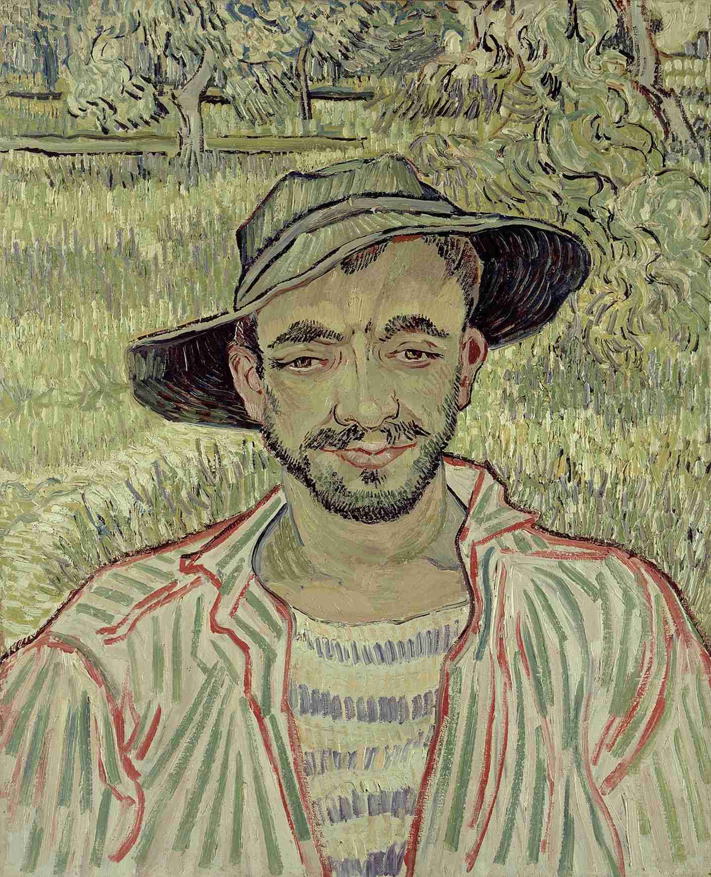  园丁（油画）  1889年 文森特·梵高