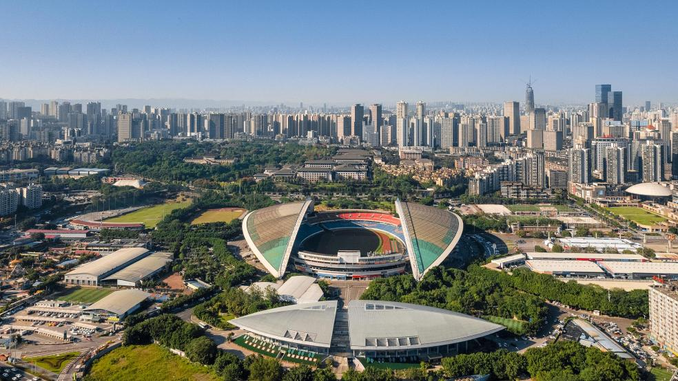 图4重庆市奥体中心