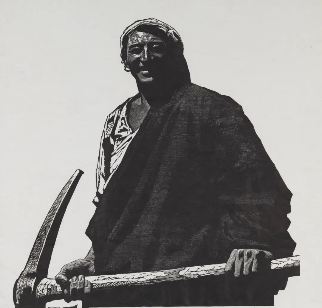 主人  徐匡、阿鸽  版画  1978年  70×69.5cm  中国美术馆藏