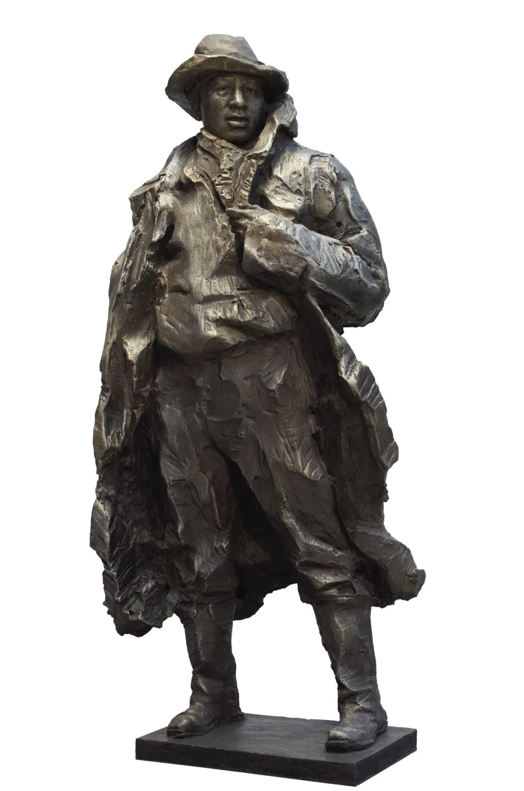 孔繁森  吴为山  雕塑  2008年  204×69×87cm  中国美术馆藏