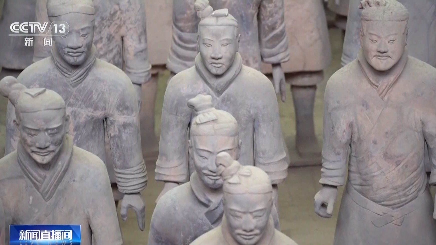 兵马俑考古最新发现！在陶俑上提取100多枚工匠指纹_新闻频道_央视网