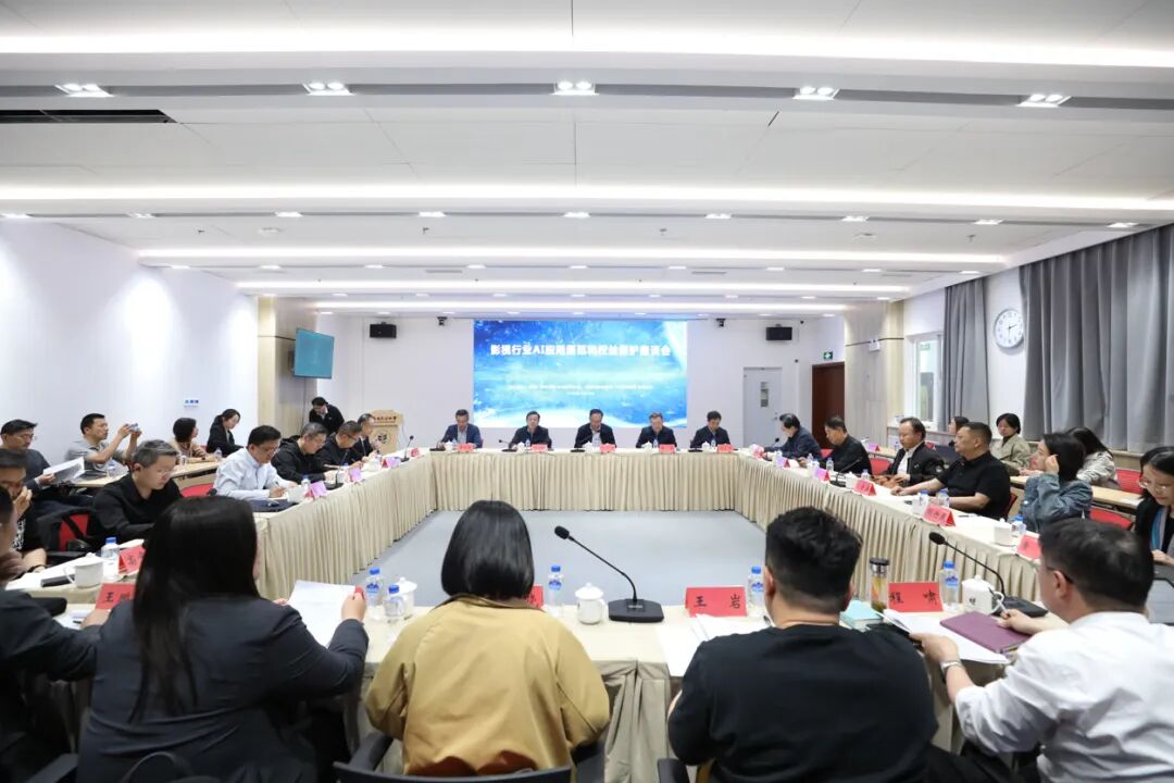 影视行业AI应用规范和权益保护座谈会现场
